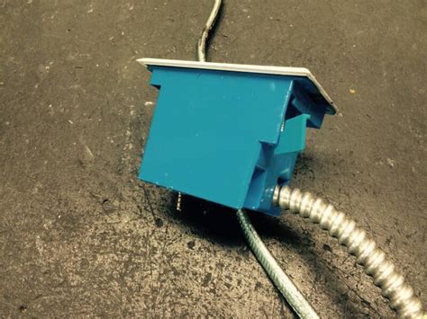 code on using plastic box for electrical in commercial projects|mc cable and plastic box.